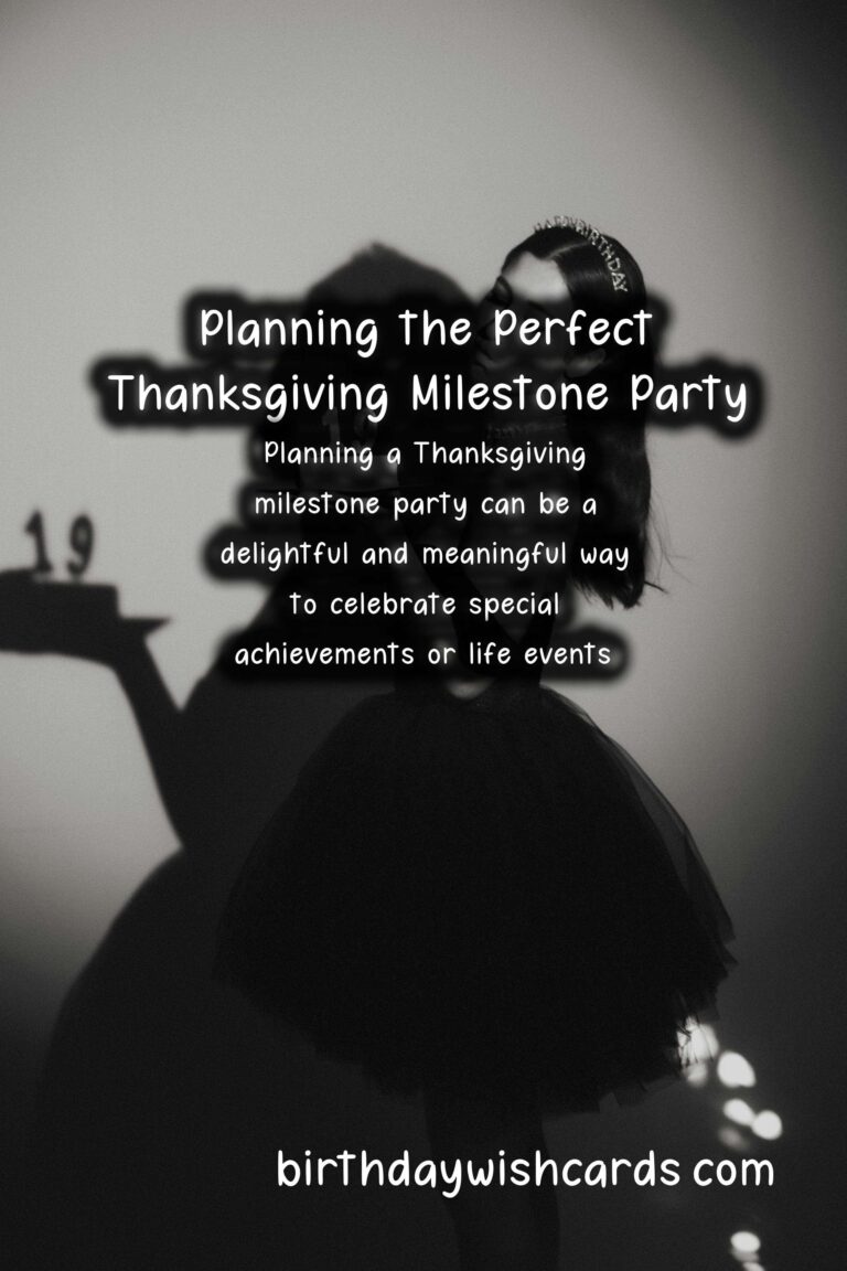 How to Plan a Thanksgiving Milestone Party