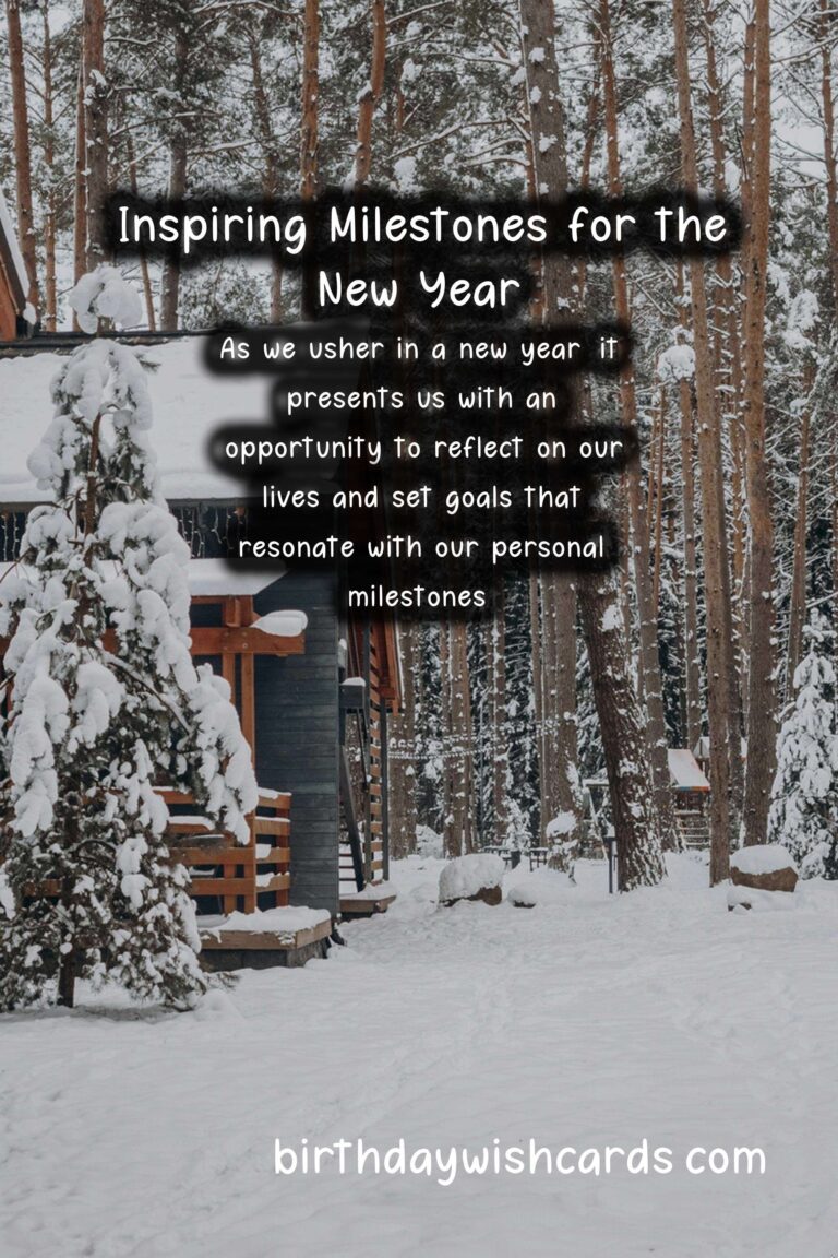 Life-Changing Advice for New Year at Milestones