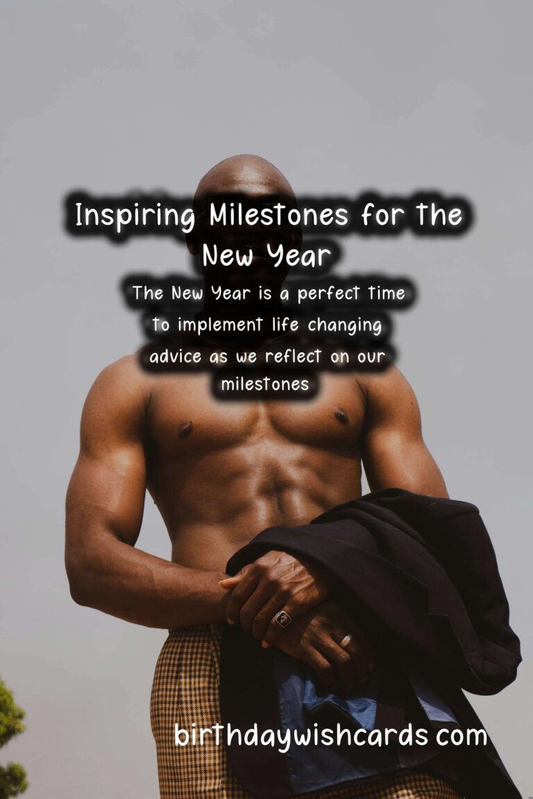 Life-Changing Advice for New Year at Milestones