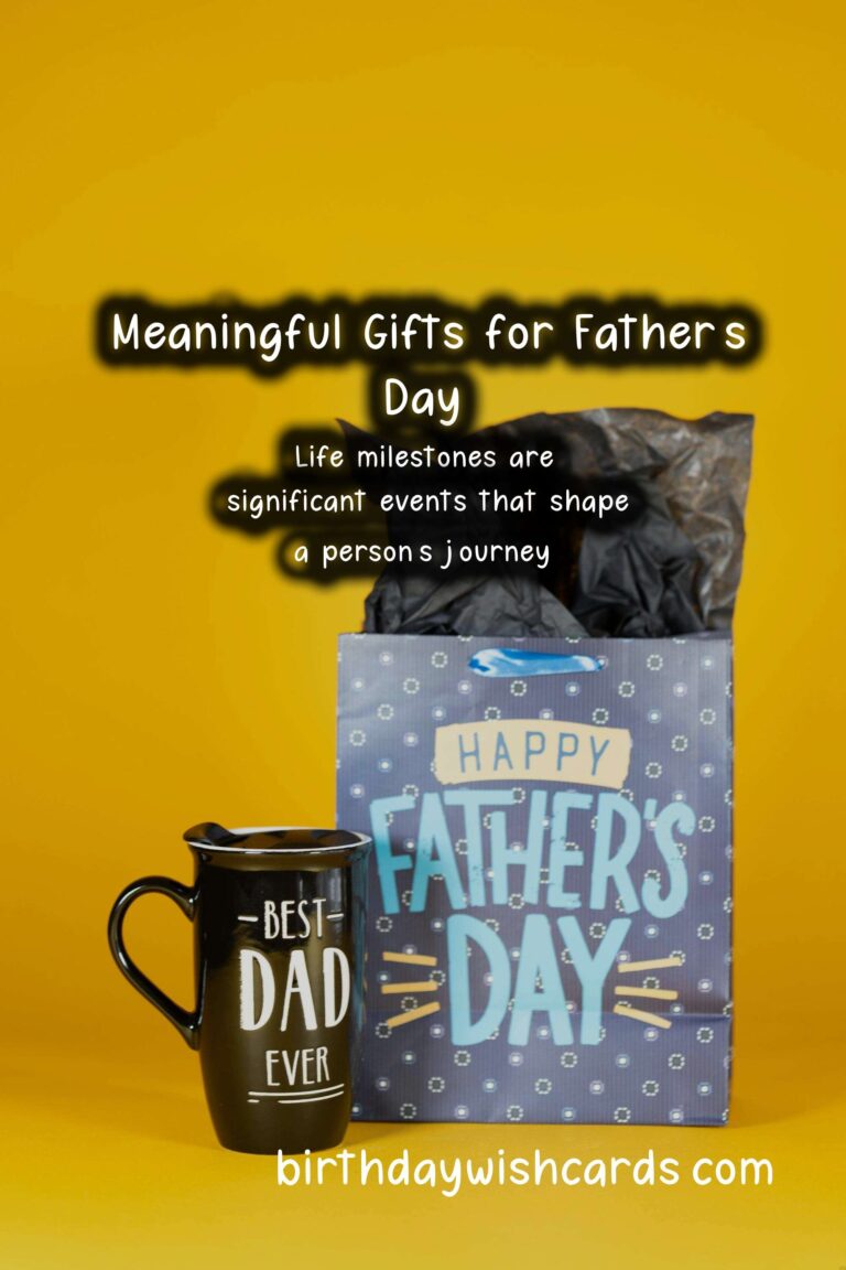 Meaningful Gifts for Life Milestones: Celebrating Father's Day