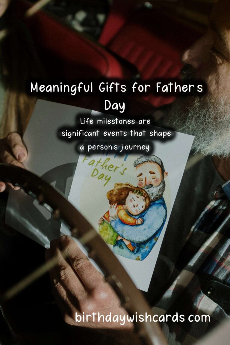 Meaningful Gifts for Life Milestones: Celebrating Father's Day