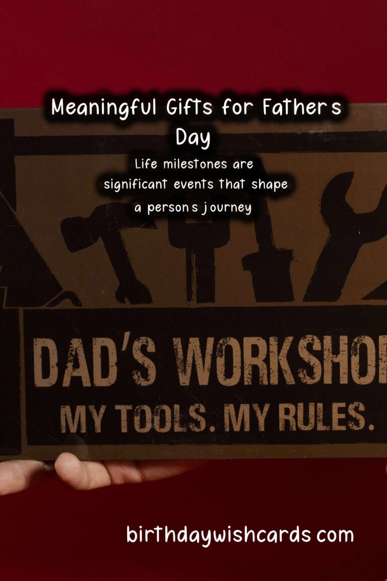 Meaningful Gifts for Life Milestones: Celebrating Father's Day