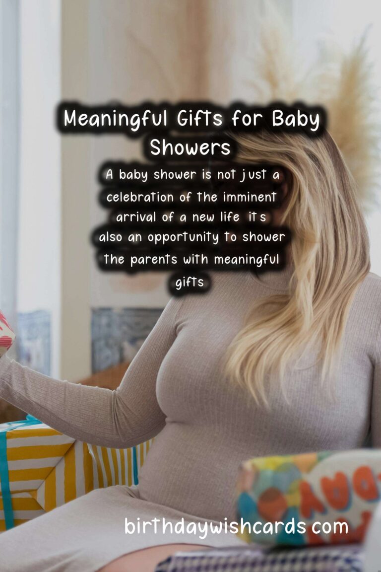 Meaningful Gifts for Life Milestones of a Baby Shower