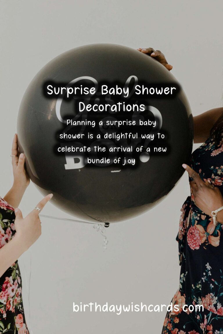 Memorable Surprise Party Ideas for Baby Shower