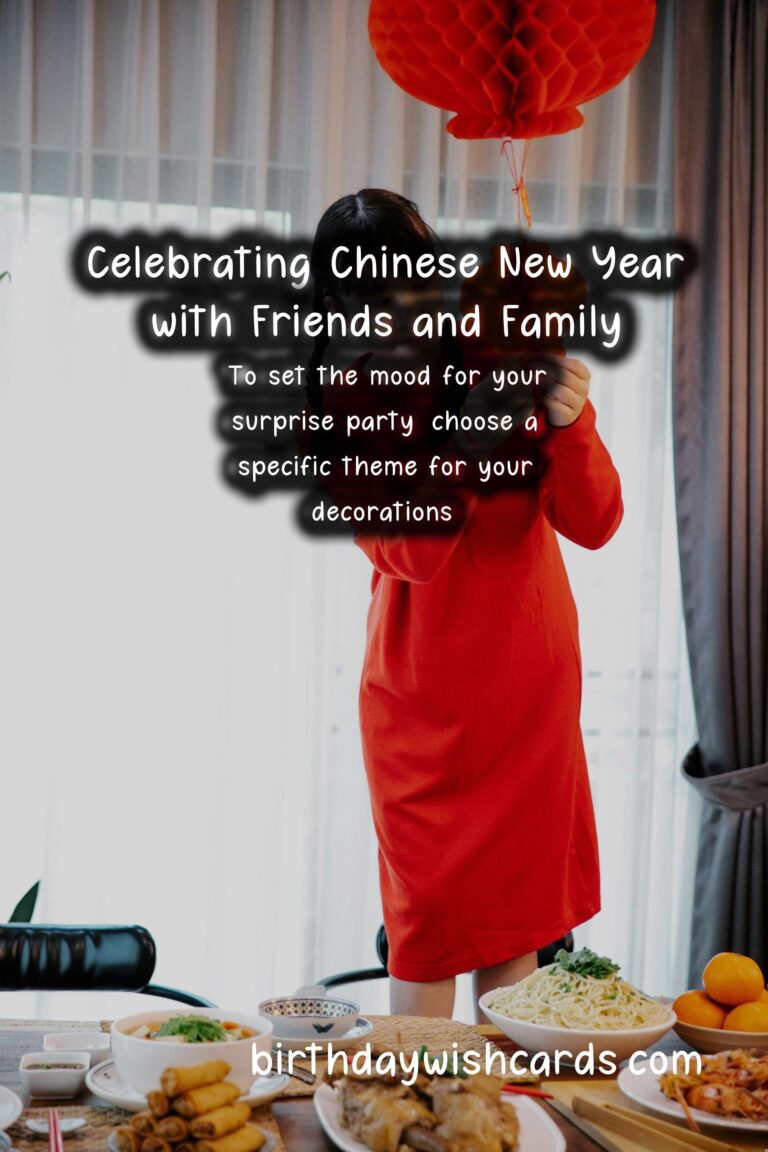 Memorable Surprise Party Ideas for Chinese New Year