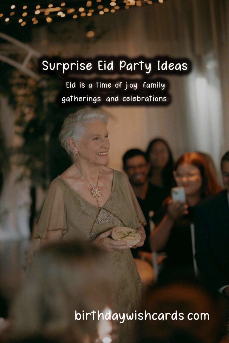 Memorable Surprise Party Ideas for Eid