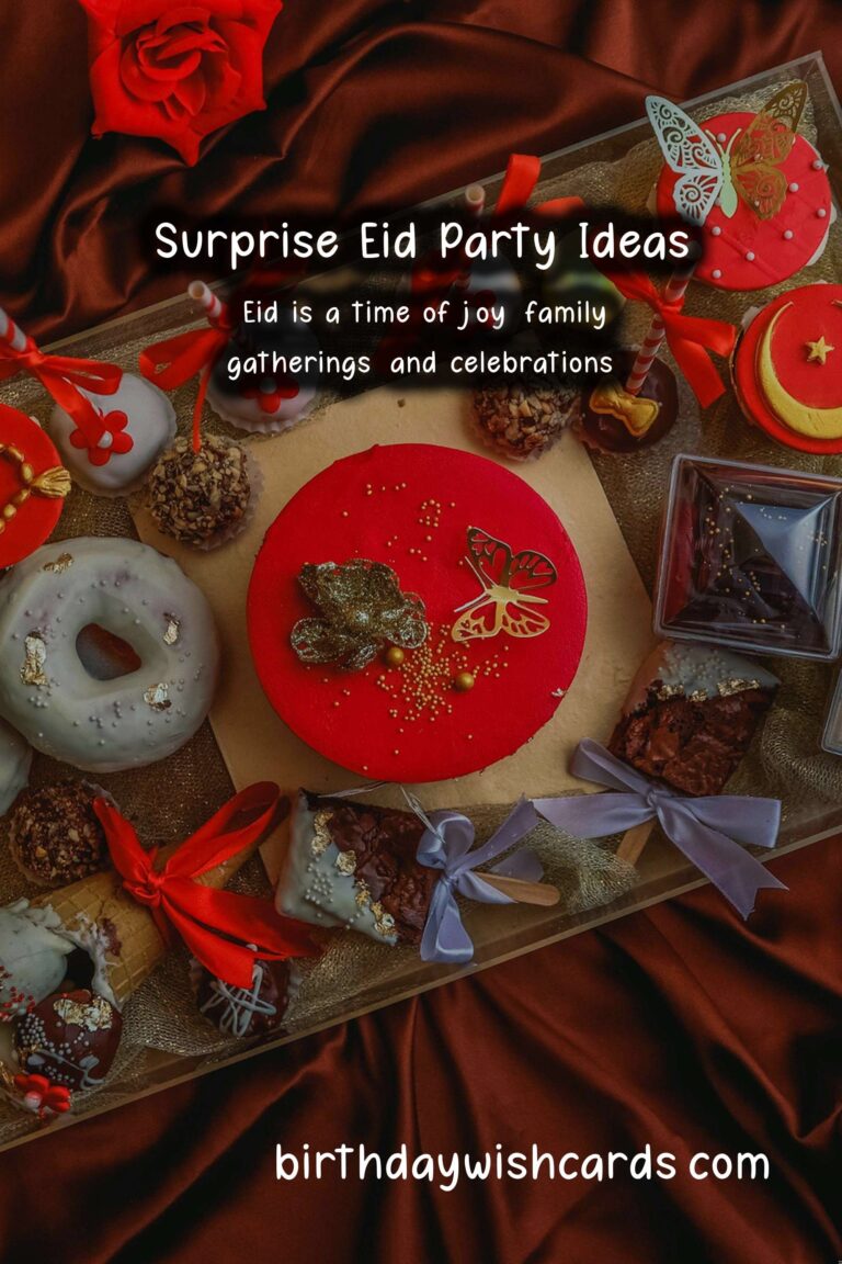 Memorable Surprise Party Ideas for Eid