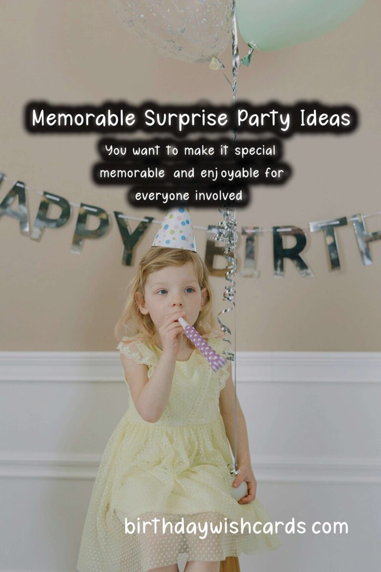 Memorable Surprise Party Ideas for Friends