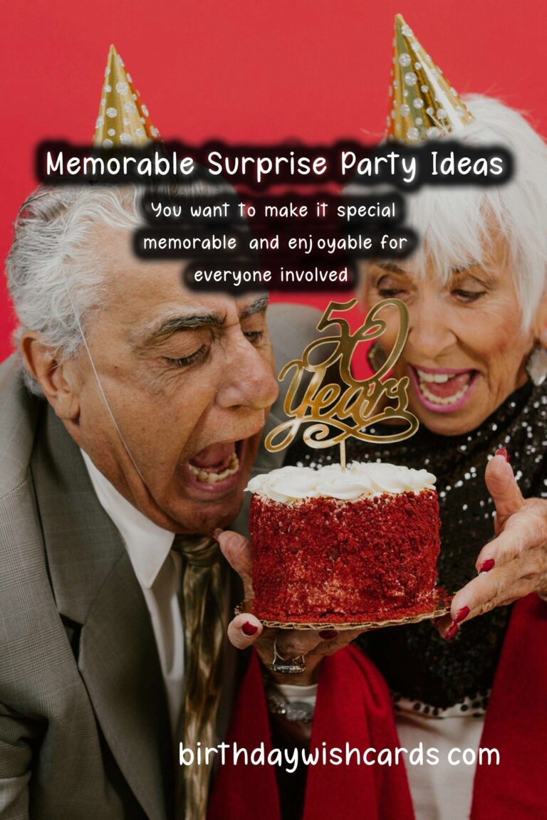 Memorable Surprise Party Ideas for Friends