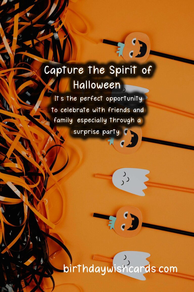 Memorable Surprise Party Ideas for Halloween