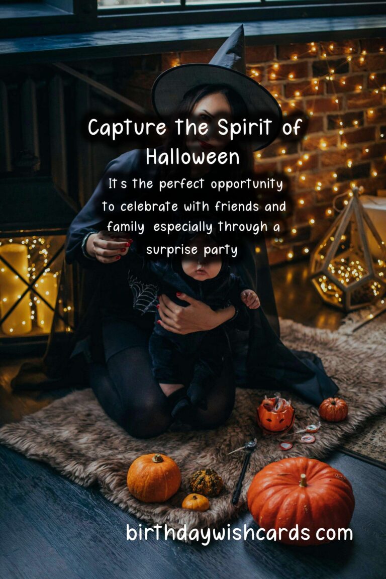 Memorable Surprise Party Ideas for Halloween
