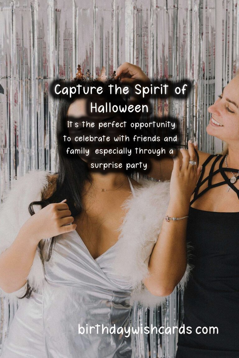 Memorable Surprise Party Ideas for Halloween