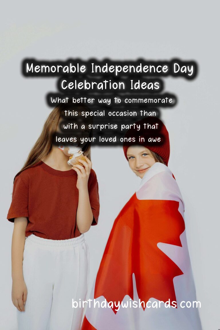 Memorable Surprise Party Ideas for Independence Day