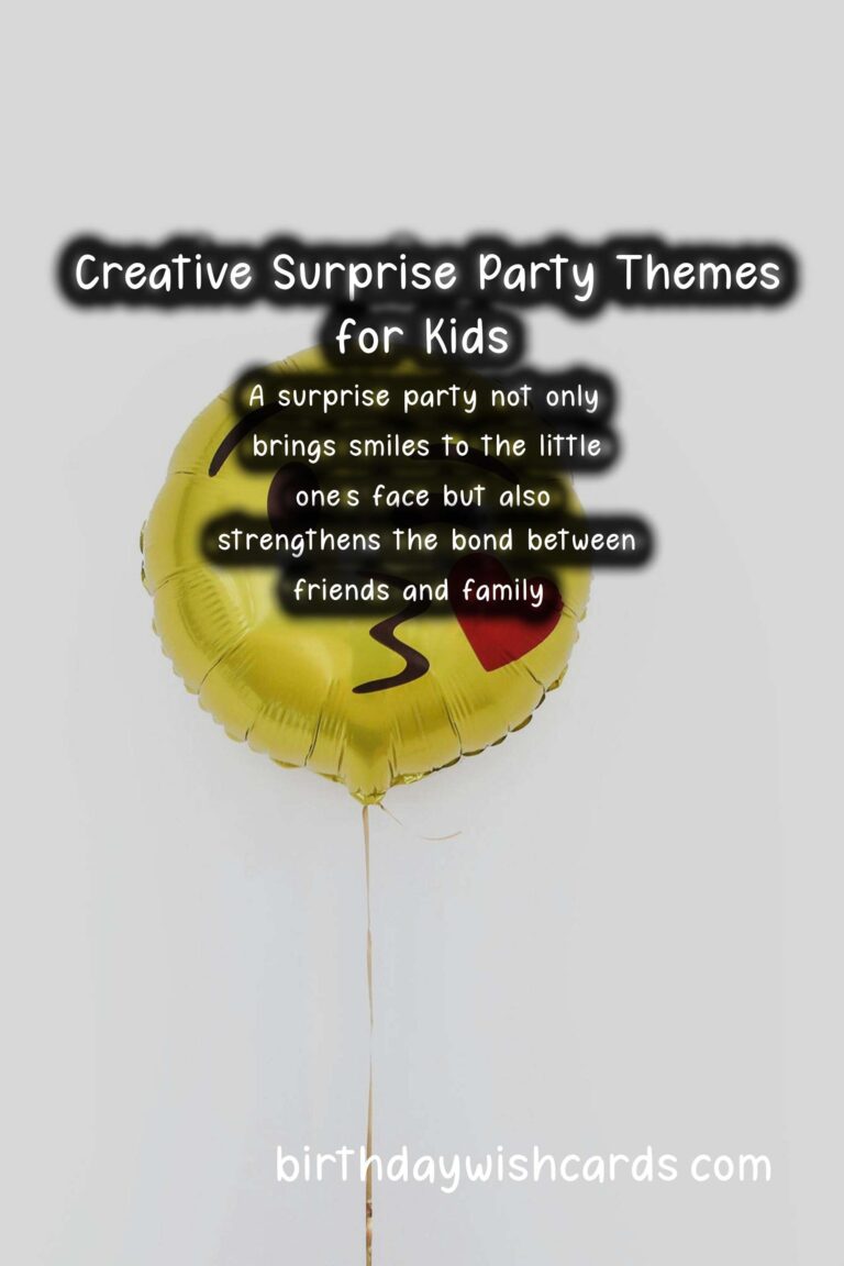 Memorable Surprise Party Ideas for Kids