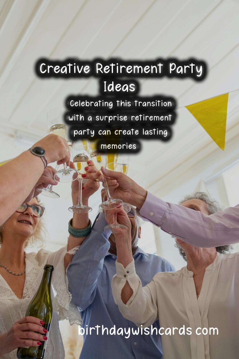 Memorable Surprise Party Ideas for Retirement