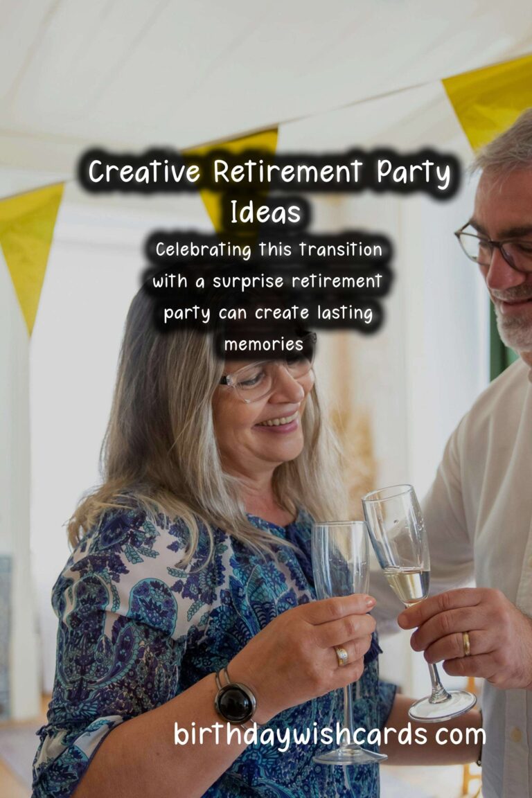 Memorable Surprise Party Ideas for Retirement