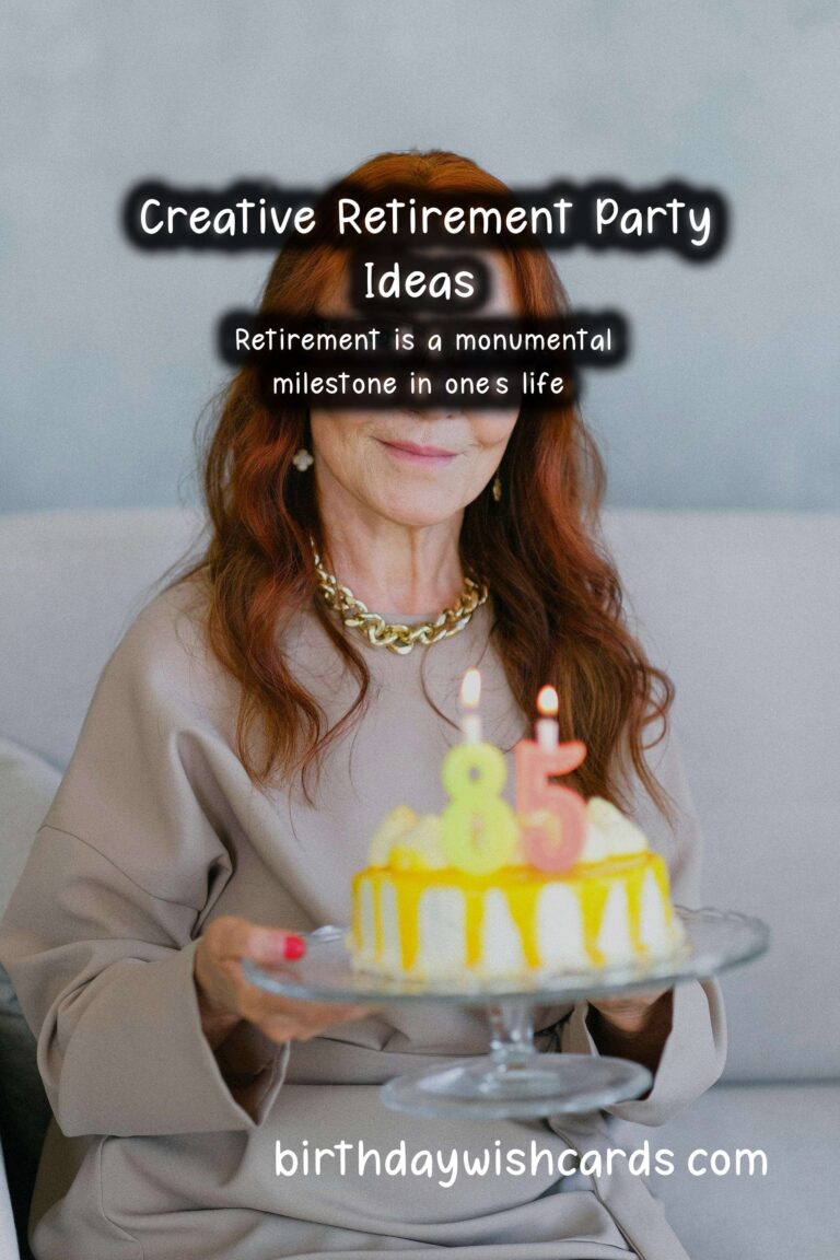 Memorable Surprise Party Ideas for Retirement