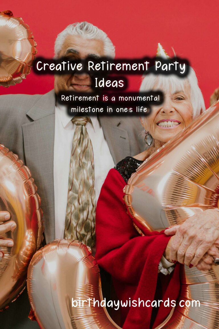 Memorable Surprise Party Ideas for Retirement