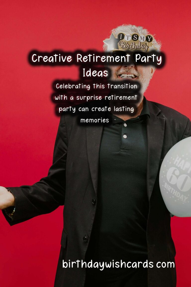 Memorable Surprise Party Ideas for Retirement