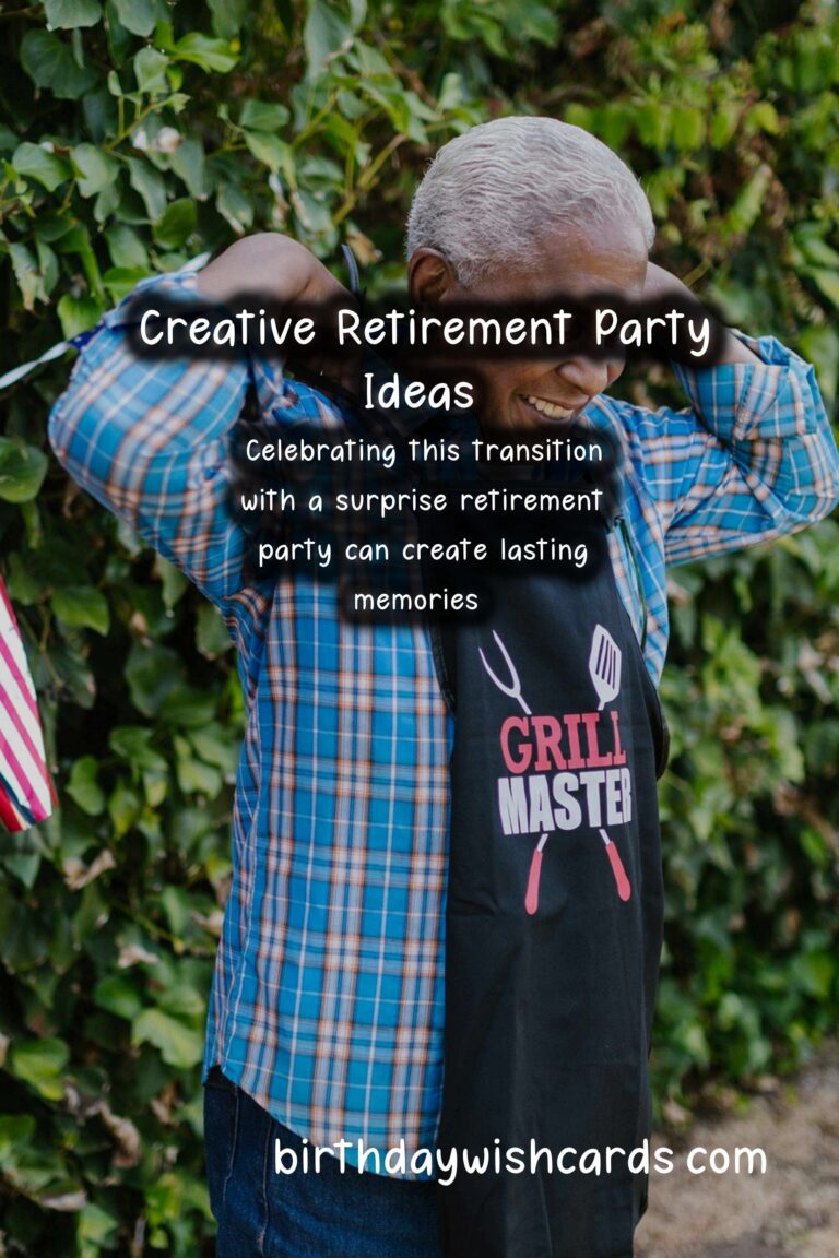 Memorable Surprise Party Ideas for Retirement