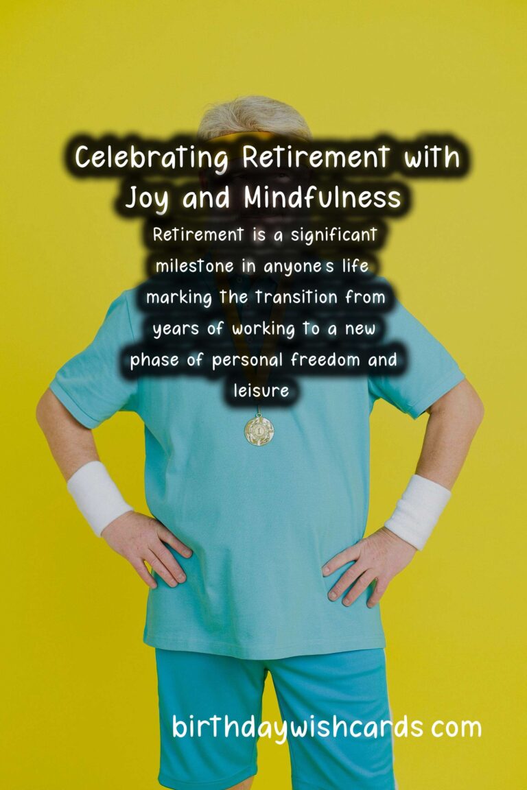 Mental Health Tips for Retirement Celebrations