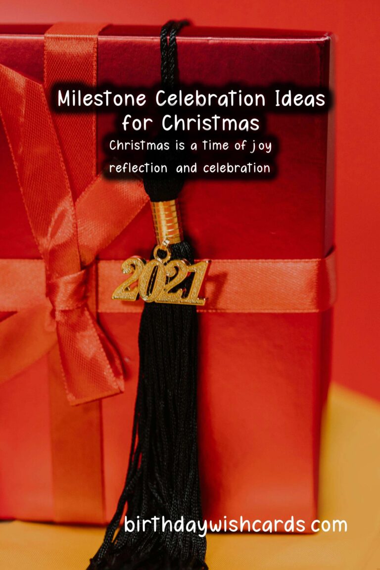 Milestone Achievement Ideas for Christmas