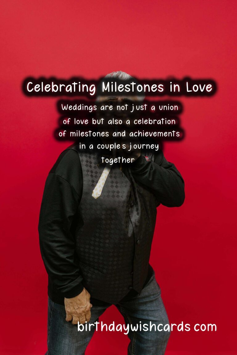 Milestone Achievement Ideas for Weddings: Celebrating Love and Commitment