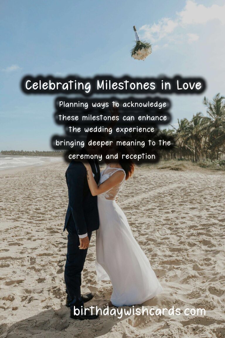Milestone Achievement Ideas for Weddings: Celebrating Love and Commitment