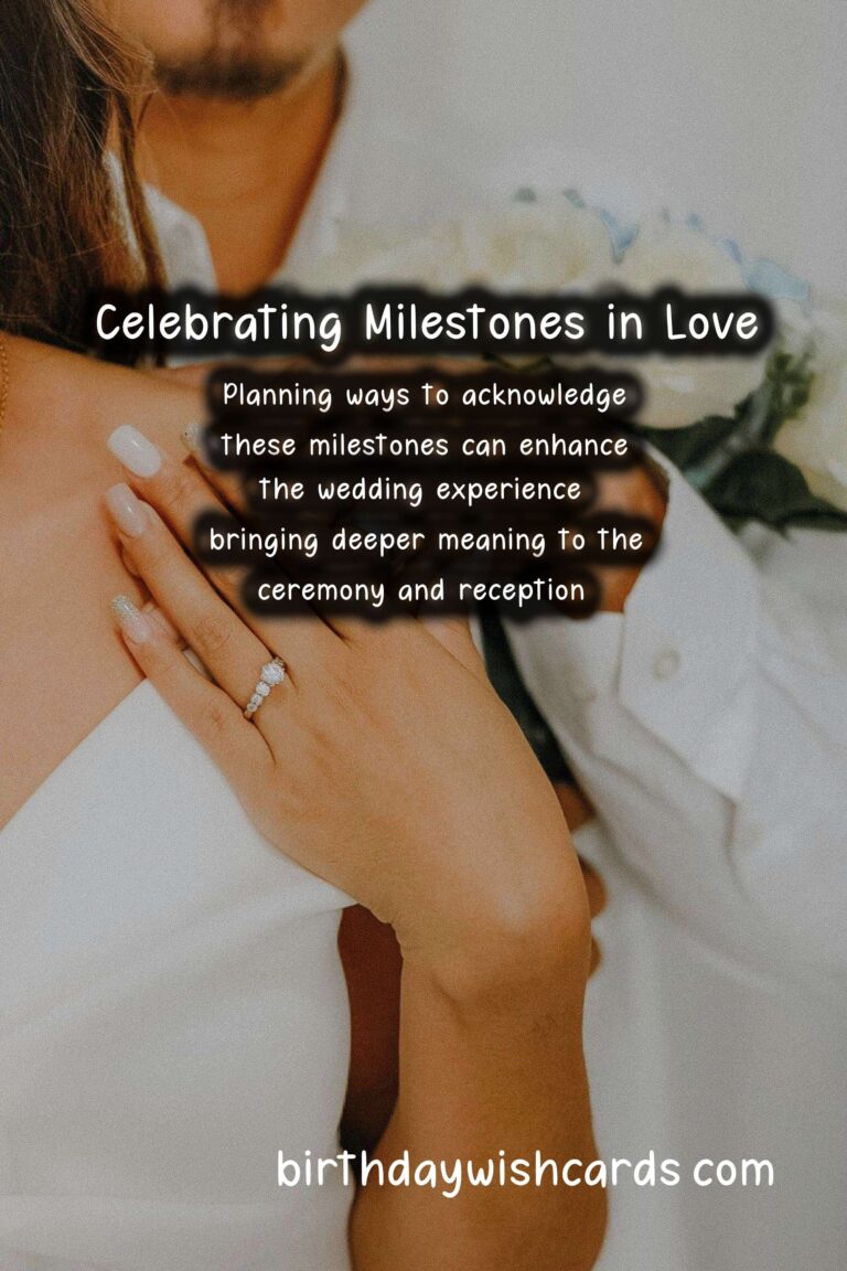 Milestone Achievement Ideas for Weddings: Celebrating Love and Commitment