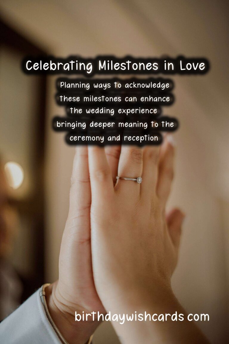 Milestone Achievement Ideas for Weddings: Celebrating Love and Commitment