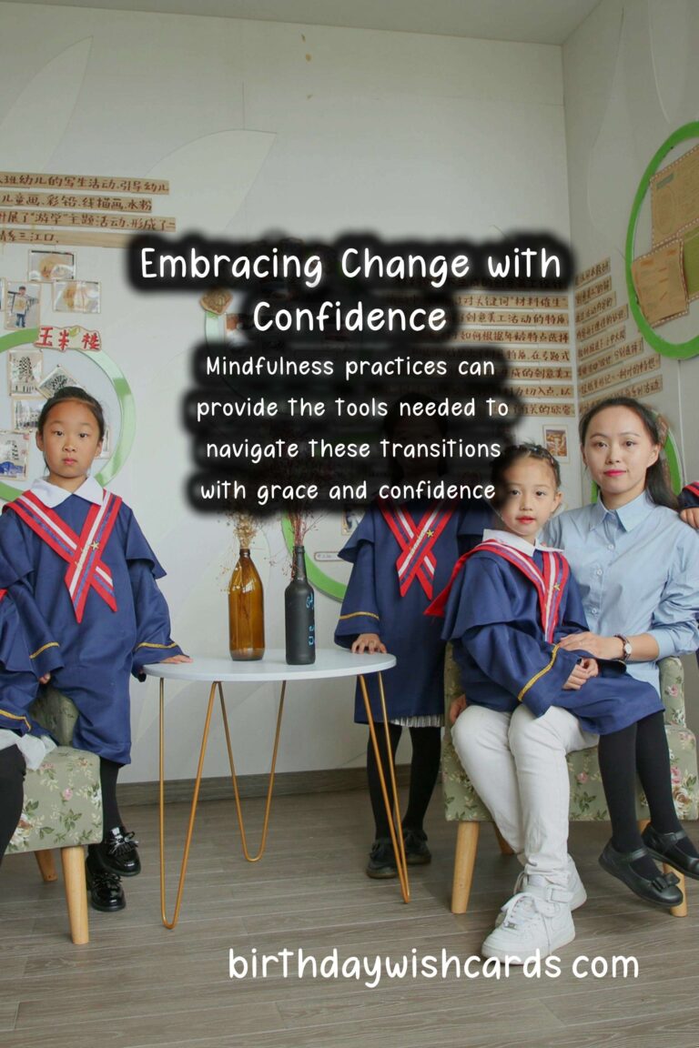 Mindfulness Practices for Graduation: Embracing Change with Confidence