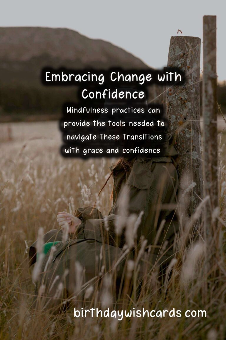 Mindfulness Practices for Graduation: Embracing Change with Confidence