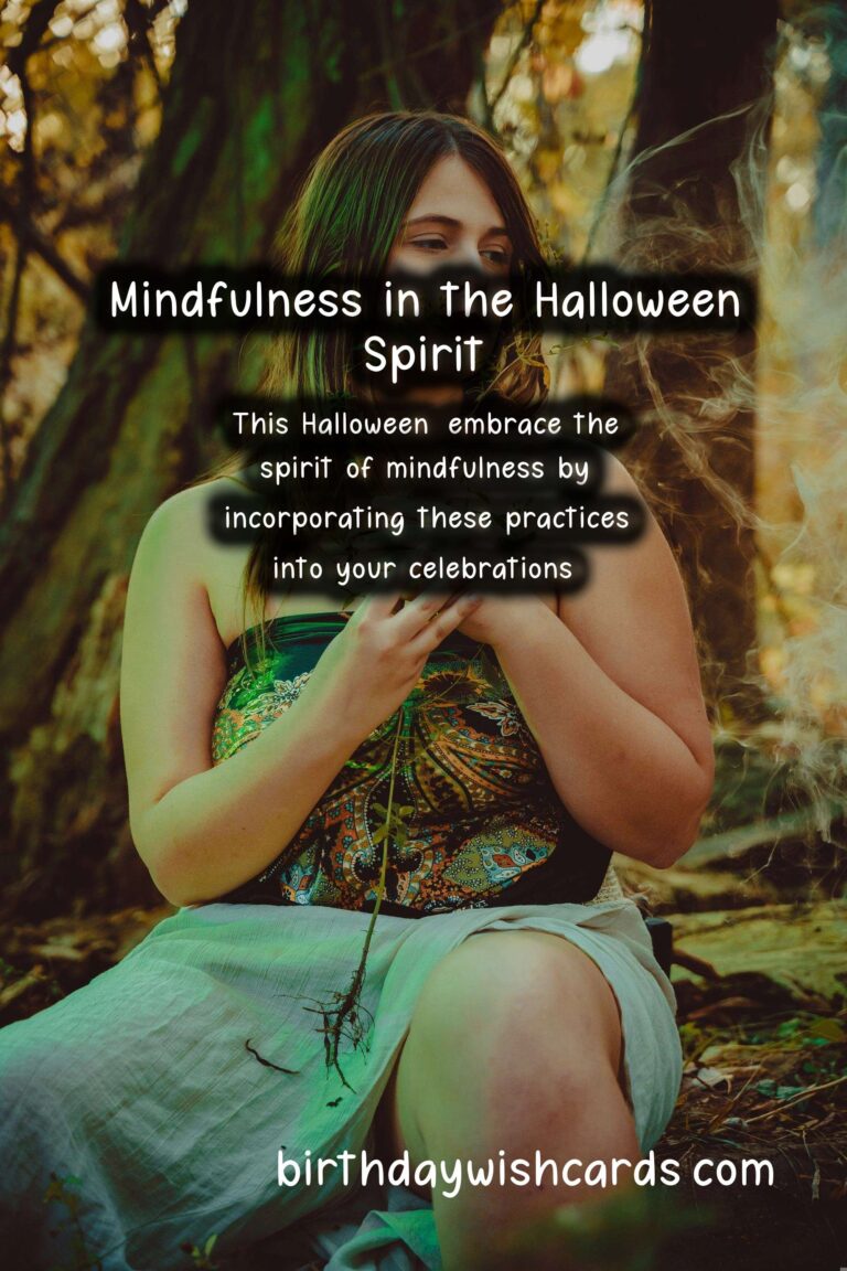 Mindfulness Practices for Halloween: Embrace the Spirit of the Season
