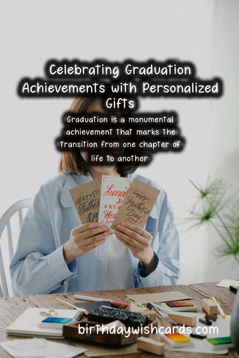Personalized Gifts for Graduation Lovers: Unique Ideas to Celebrate Achievements
