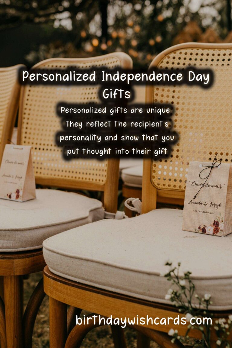 Personalized Gifts for Independence Day Lovers
