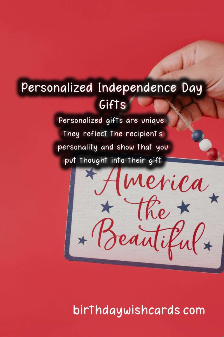 Personalized Gifts for Independence Day Lovers