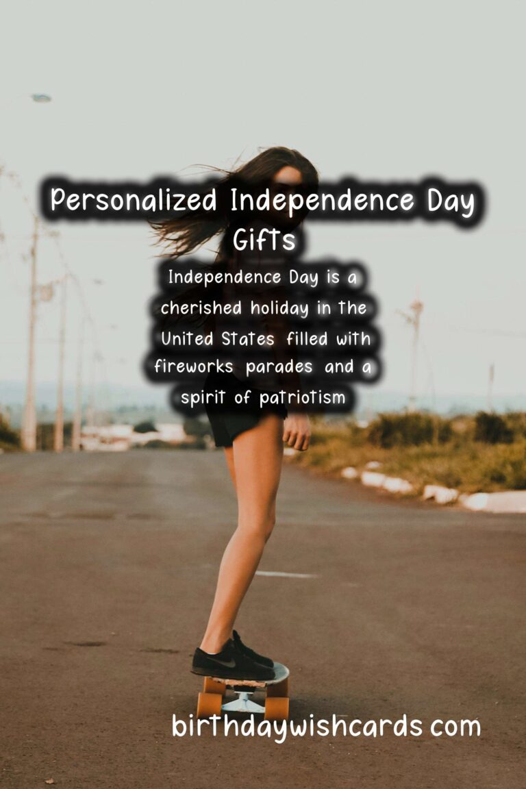 Personalized Gifts for Independence Day Lovers