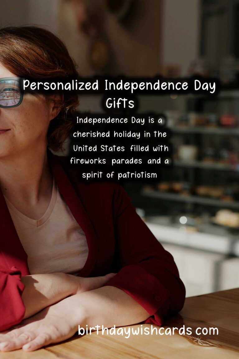 Personalized Gifts for Independence Day Lovers