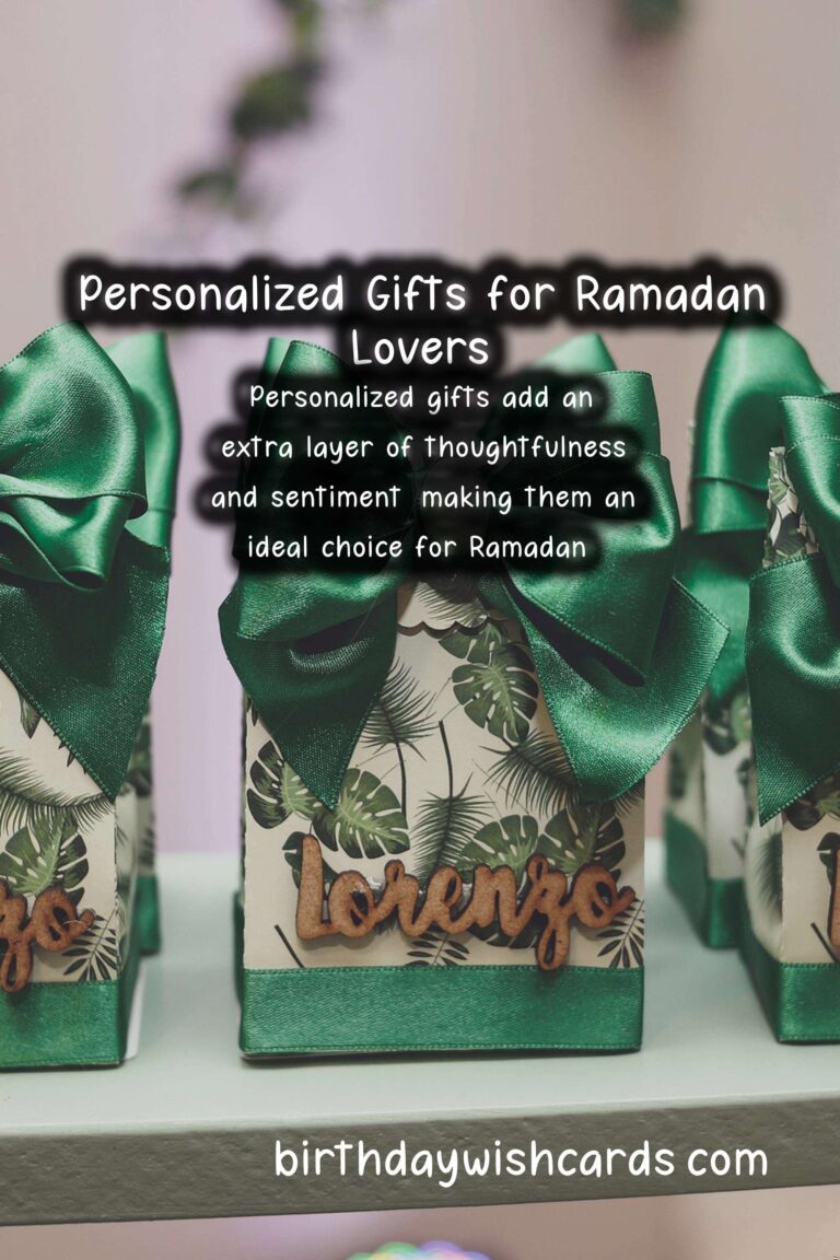 Personalized Gifts for Ramadan Lovers: Thoughtful Gestures to Celebrate the Holy Month