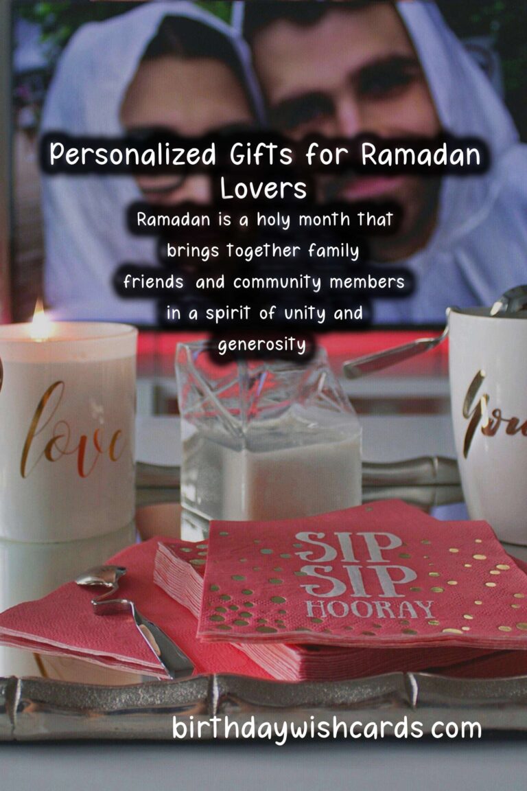 Personalized Gifts for Ramadan Lovers: Thoughtful Gestures to Celebrate the Holy Month