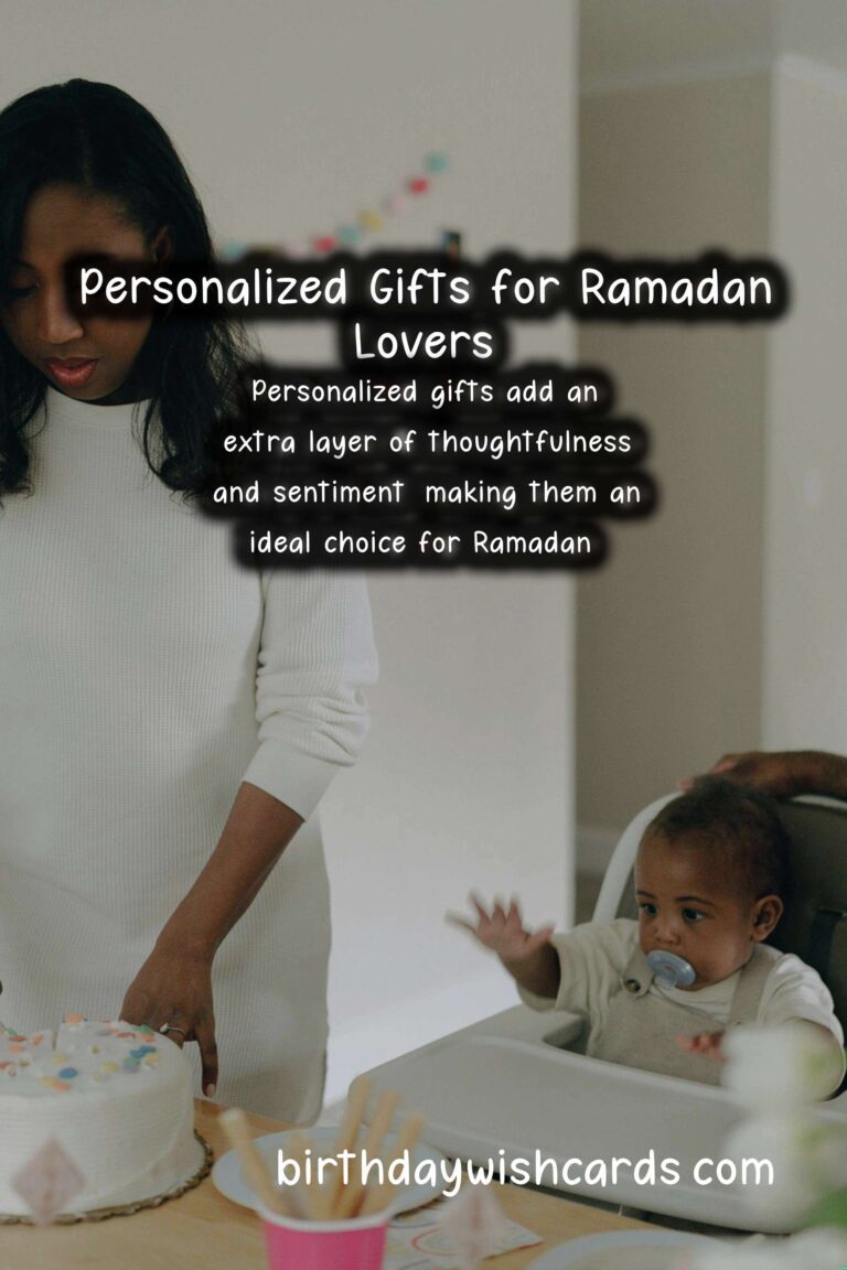 Personalized Gifts for Ramadan Lovers: Thoughtful Gestures to Celebrate the Holy Month