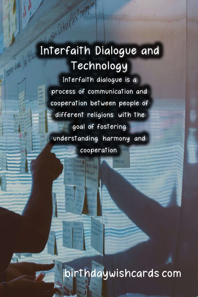 Religion: Interfaith Dialogue and Technology: Enhancing Understanding through Virtual Platforms