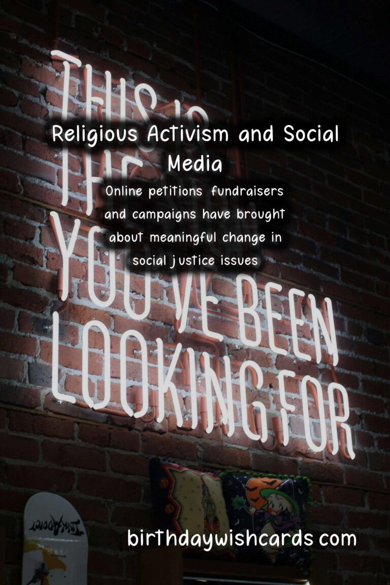 Religion: Religious Activism and Social Media: Mobilizing Faith Communities Online