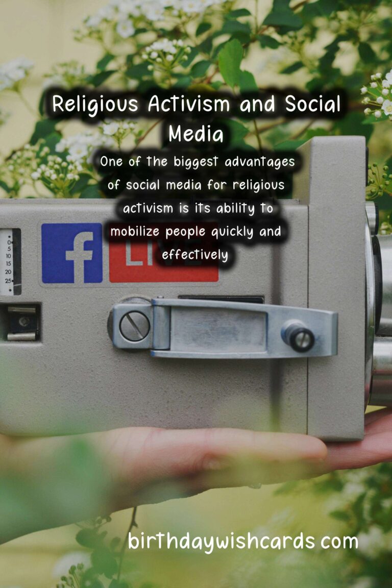 Religion: Religious Activism and Social Media: Mobilizing Faith Communities Online