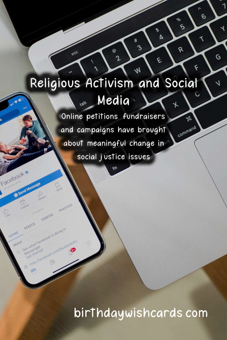Religion: Religious Activism and Social Media: Mobilizing Faith Communities Online
