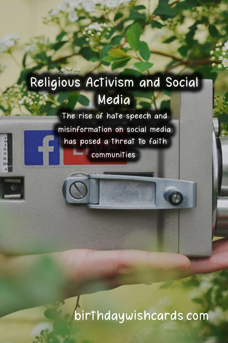 Religion: Religious Activism and Social Media: Mobilizing Faith Communities Online