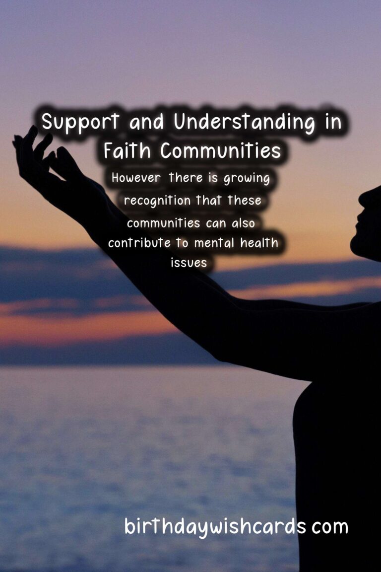 Religion: Religious Responses to Mental Health: New Approaches in Faith Communities