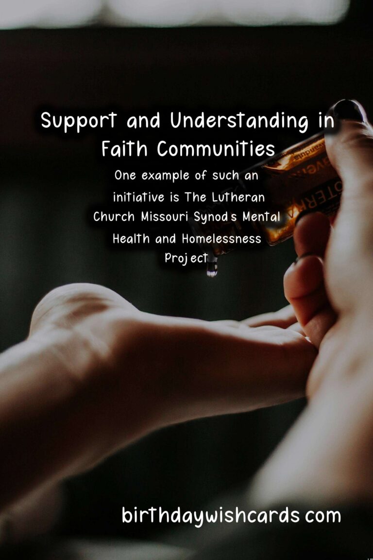 Religion: Religious Responses to Mental Health: New Approaches in Faith Communities