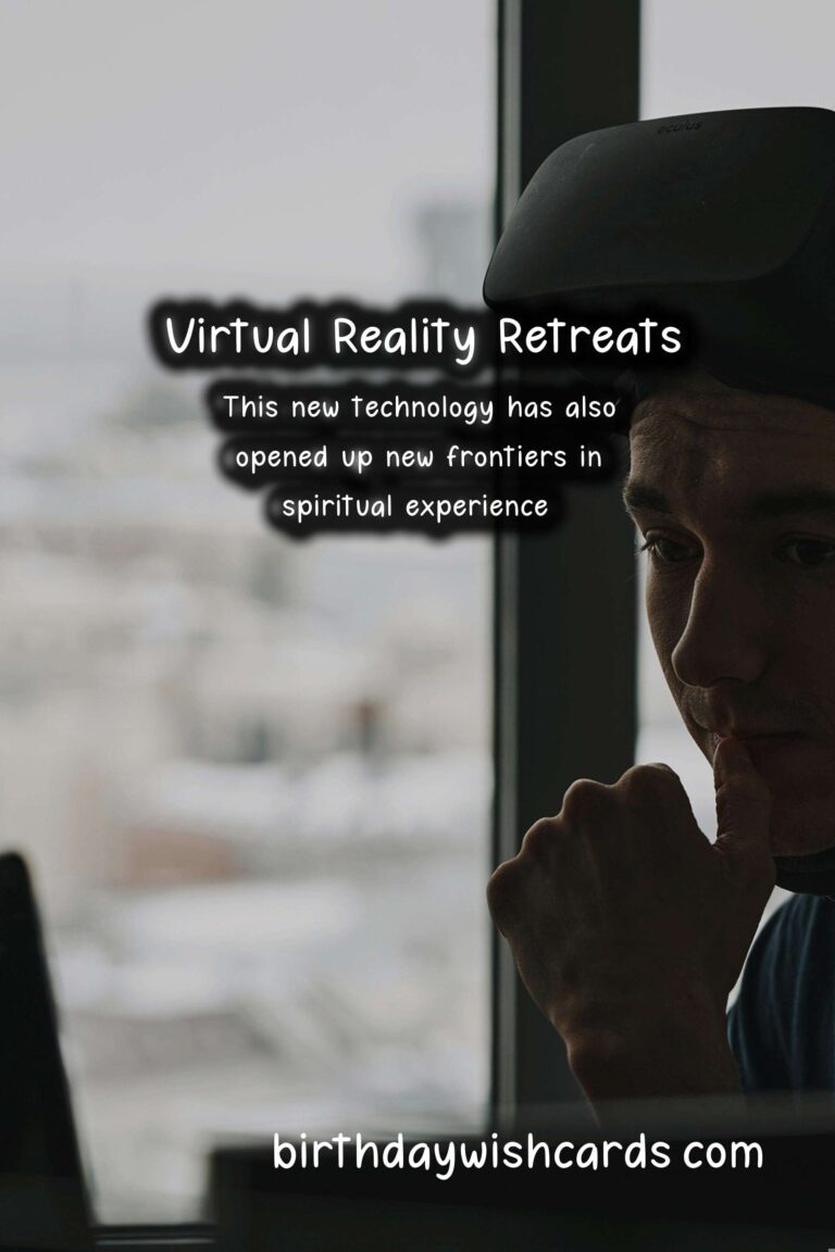 Religion: Virtual Reality Retreats: New Frontiers in Spiritual Experience