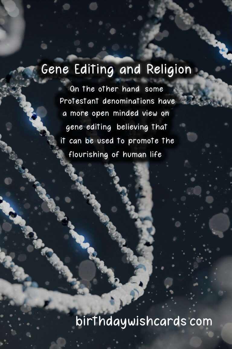 Religious Implications of Gene Editing: Ethical Debates and Theological Responses